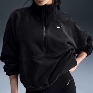 Nike One Women's Therma-FIT Oversized 1/2-Zip Fleece Top